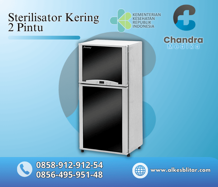 sterilisator kering 2 pintu