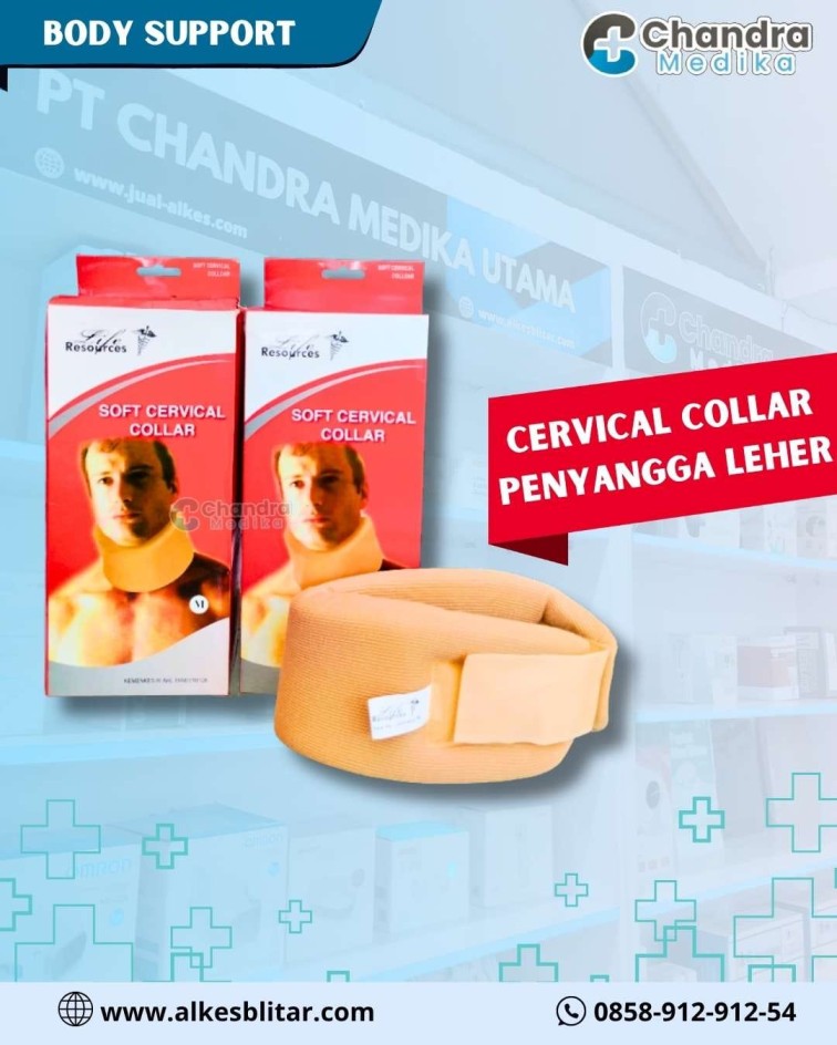 penyangga leher nyaman, ringan, dan efektif