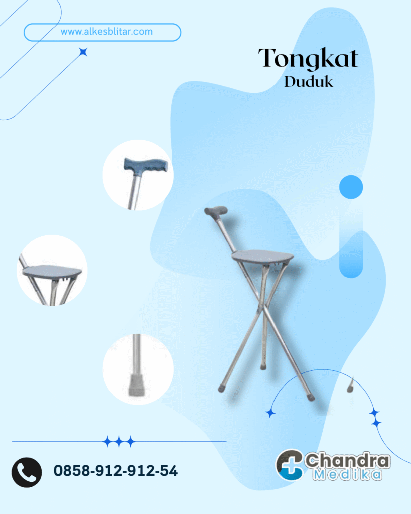 Tongkat Duduk Lansia