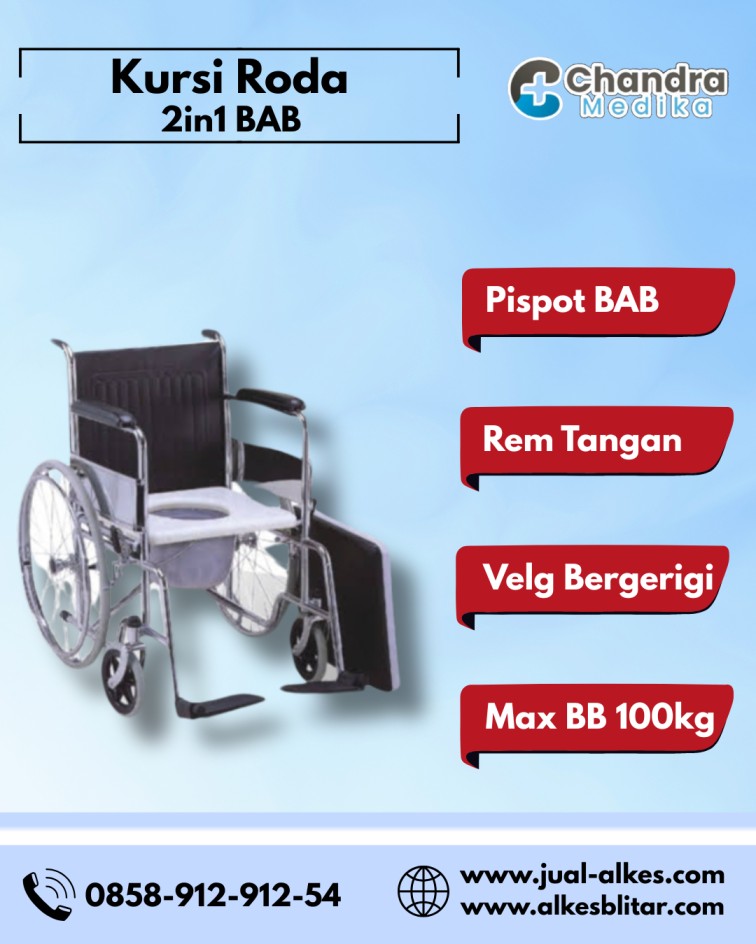 Kursi roda 2in1 BAB
