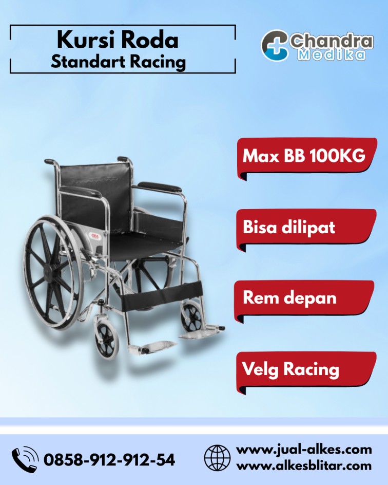 kursi roda standar racing