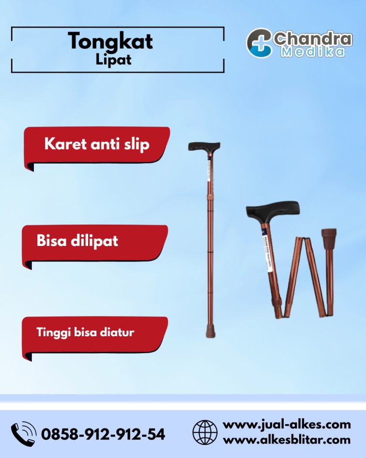 Tongkat Lipat Lansia