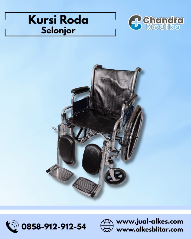 kursi roda selonjor