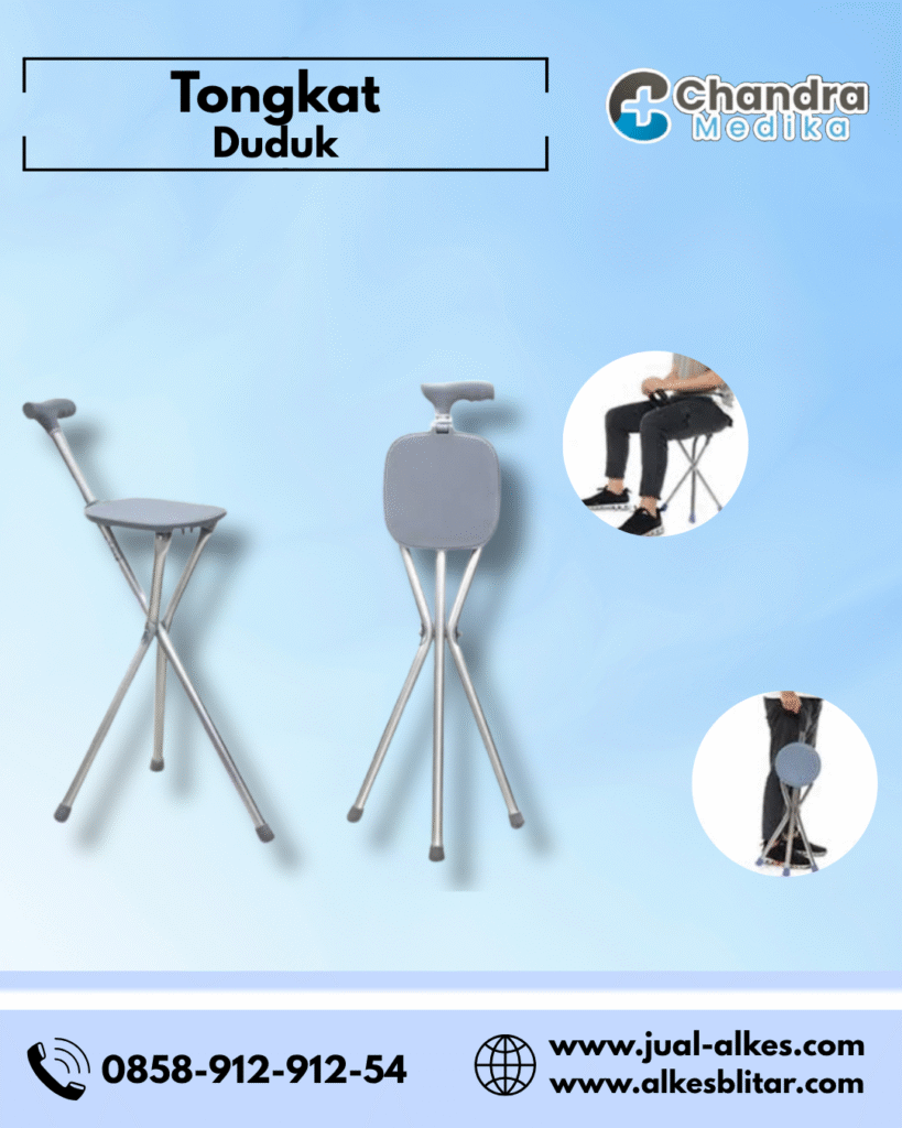 Tongkat Duduk Lansia