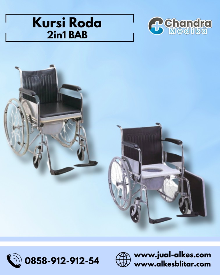 kursi roda 2in1 BAB