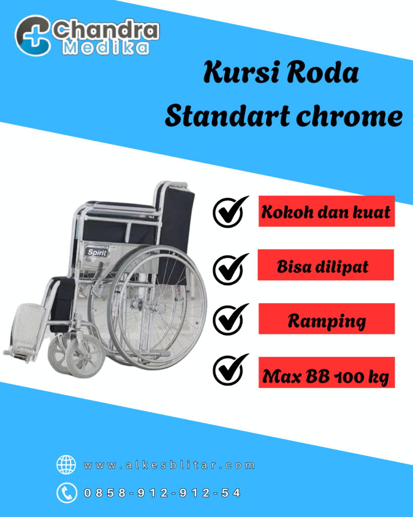 kursi roda standar merk onemed murah