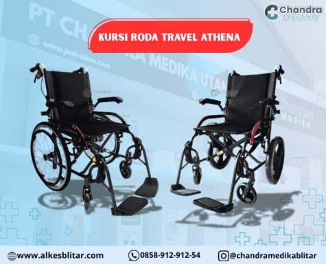 kursi roda travel athena avico ini ringan, mudah dilipat