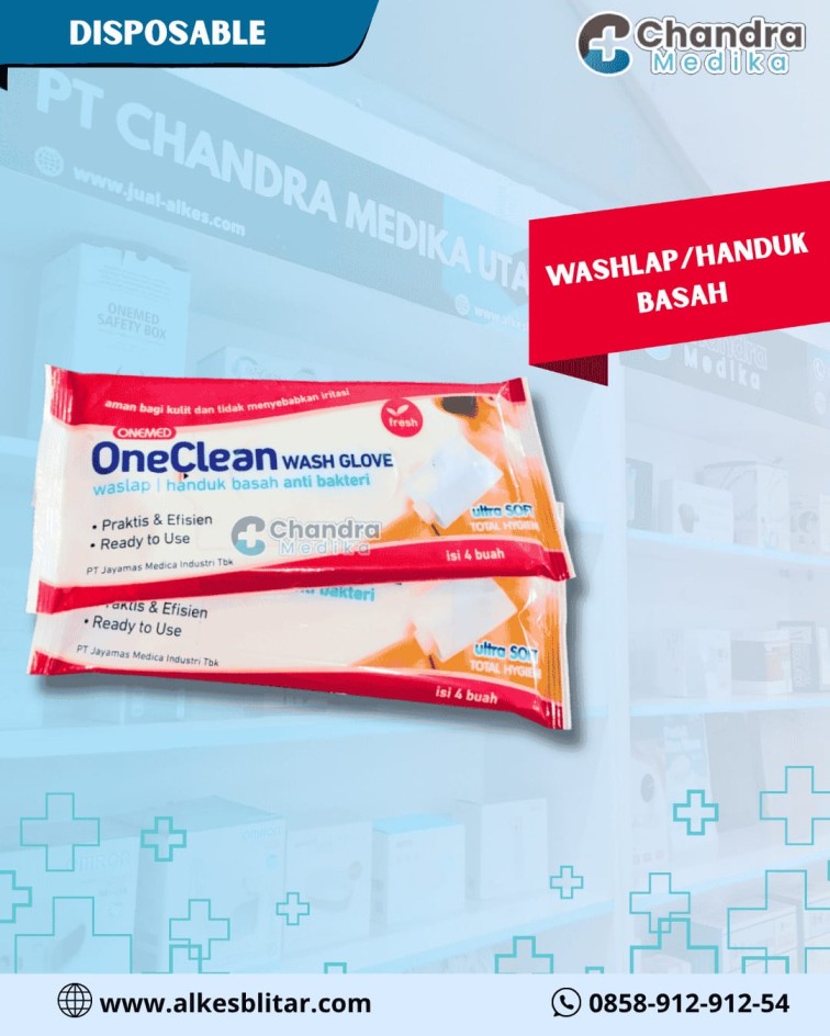 Washlap OneClean Sekali Pakai adalah kain pembersih tubuh yang dibuat dari bahan non-woven fabric dan dirancang untuk penggunaan satu kali