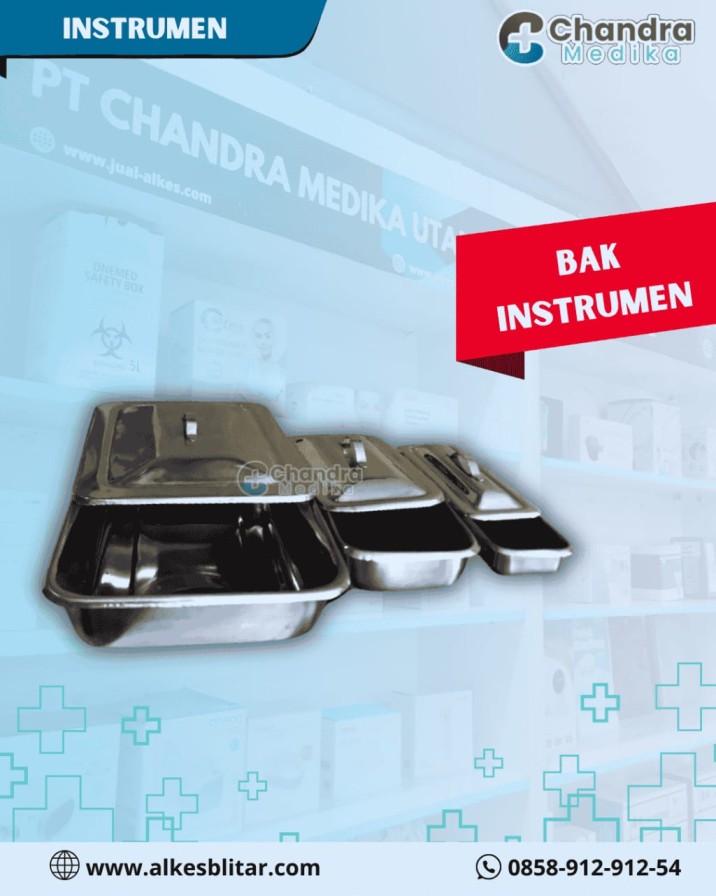 Bak instrumen adalah wadah yang digunakan untuk menampung, merendam, mensterilkan, serta menyimpan alat-alat medis..