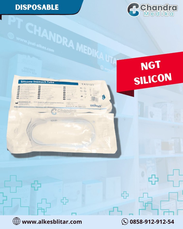 NGT Silikon adalah selang fleksibel yang dimasukkan melalui hidung (nasal) menuju lambung (gastric) untuk keperluan pemberian nutrisi, obat-obatan, atau aspirasi cairan lambung