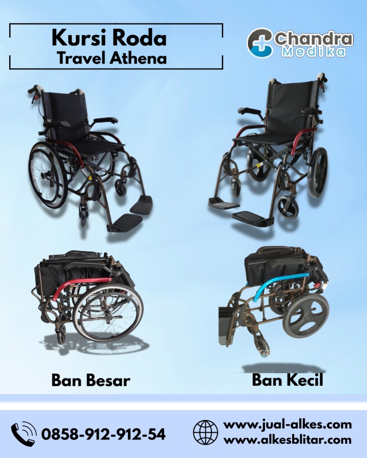 kursi roda travel athena avico