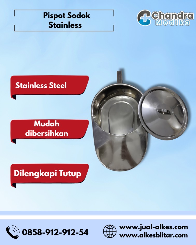 pispot sodok stainless