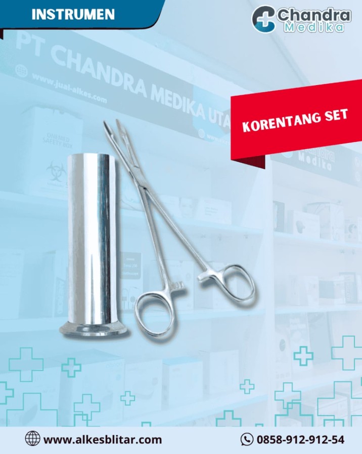 Korentang Set penting dalam menjaga sterilitas alat medis sekaligus menata instrumen dengan cara yang aman dan higienis.