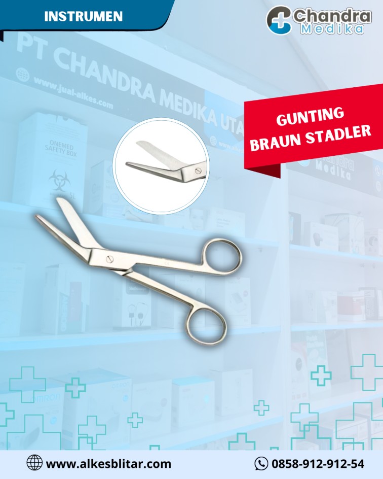 Salah satu instrumen saat persalinan adalah gunting episiotomi braun stadler. Alat ini digunakan untuk membantu proses persalinan