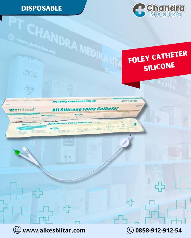 Foley catheter silicone adalah jenis kateter urinasi yang dirancang untuk digunakan dalam jangka waktu menengah hingga panjang, dan dibuat dari bahan silikon medis murni.