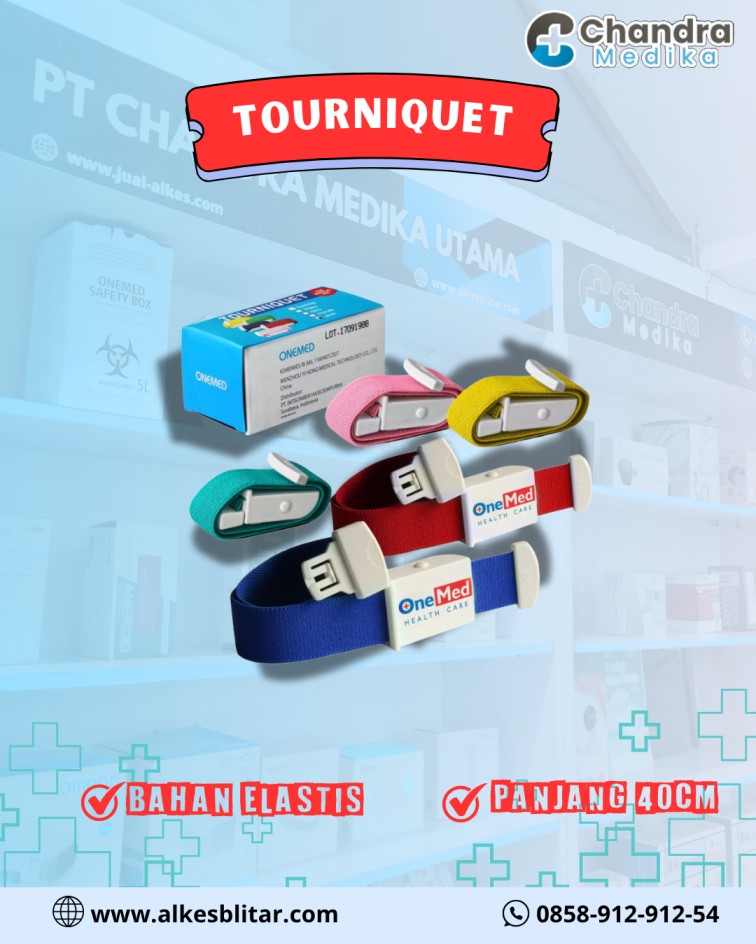 Tourniquet merupakan alat medis yang berupa tali atau pita berbahan elastis yang berfungsi untuk menghentikan aliran darah sementara pada lengan atau tungkai.
