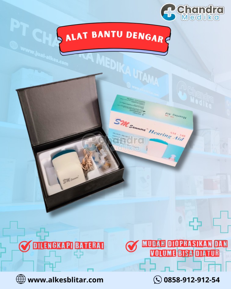Alat bantu dengar kabel Sammora hadir untuk membantu penderita gangguan pendengaran ringan hingga sedang dengan suara yang terdengar lebih jelas dan kua
