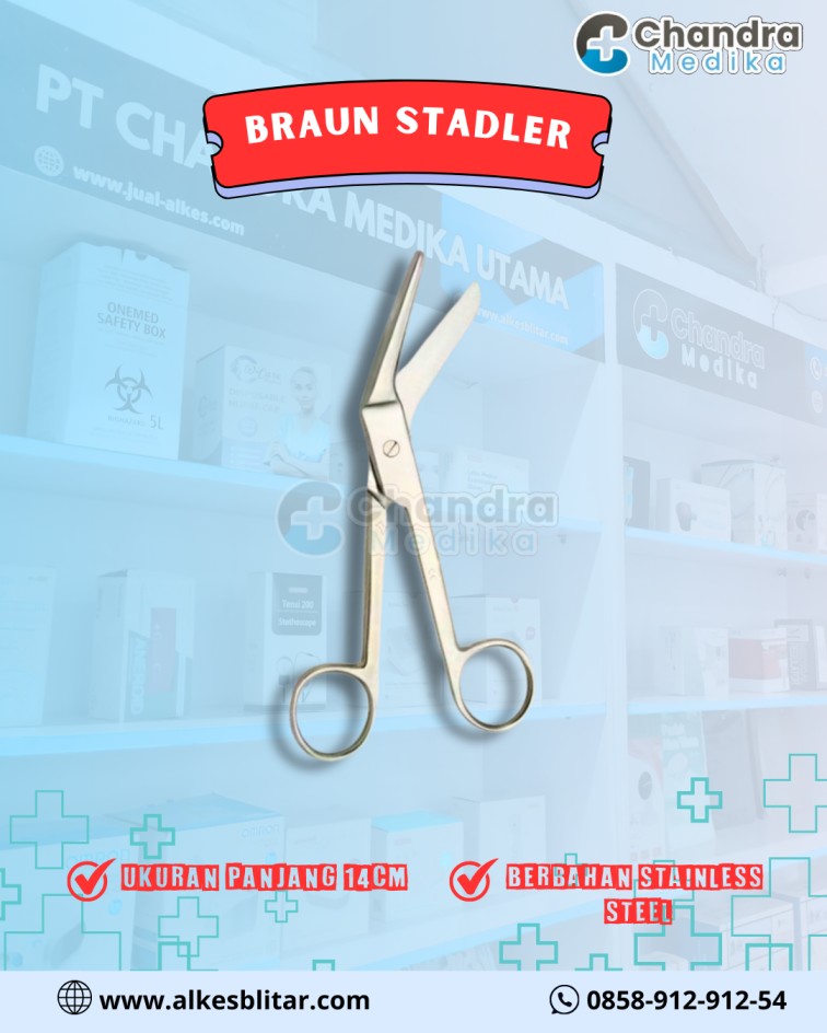 Salah satu instrumen saat persalinan adalah gunting episiotomi braun stadler. Alat ini digunakan untuk membantu proses persalinan