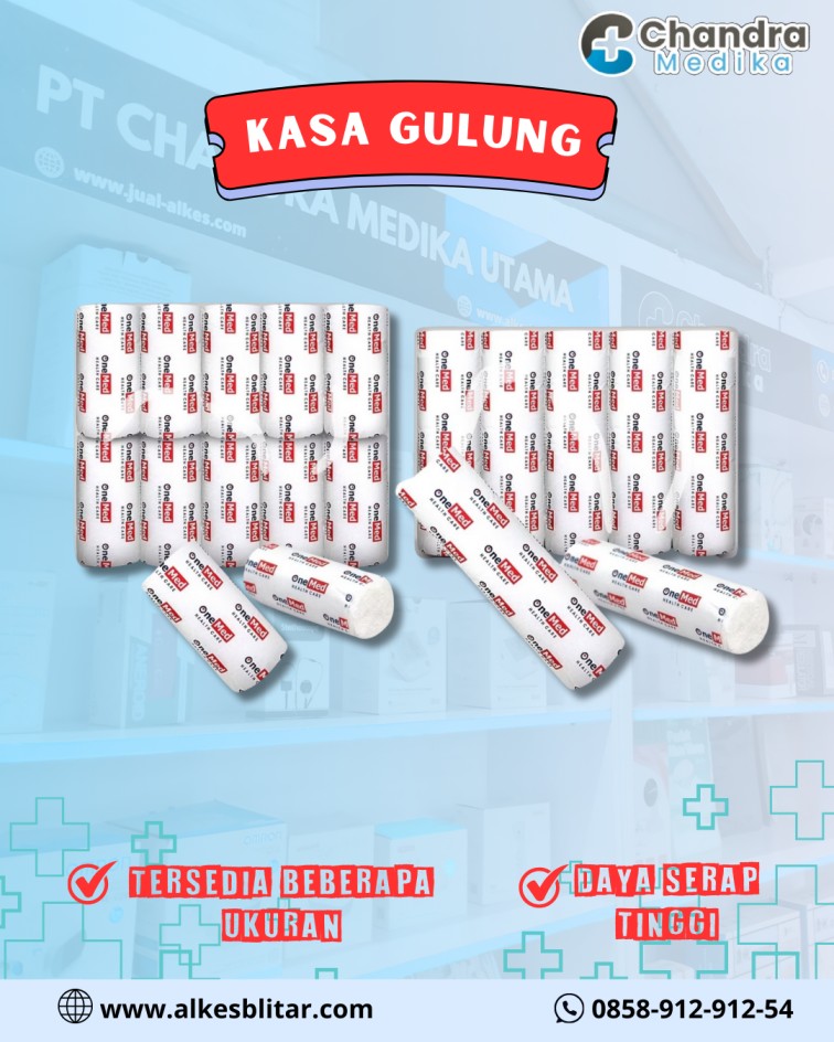 Kasa gulung untuk luka adalah salah satu perlengkapan medis penting yang digunakan untuk membalut luka, menahan perban, dan melindungi area cedera dari risiko infeksi.