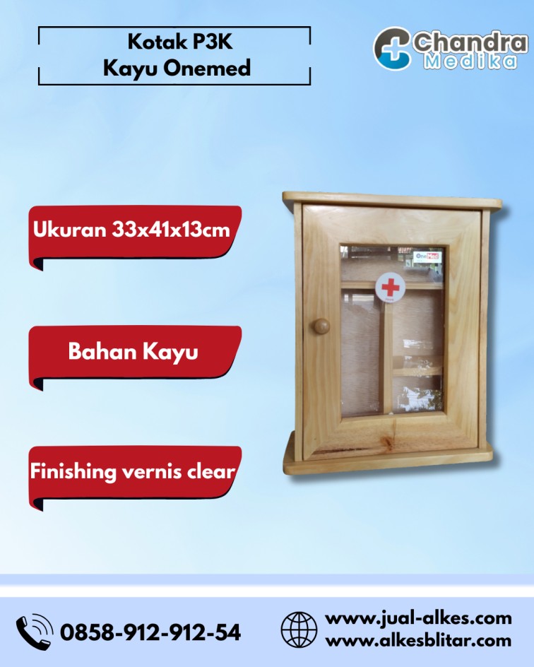 kotak p3k kayu onemed