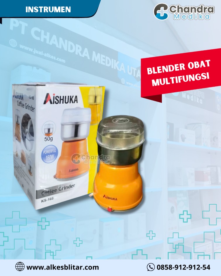Blender obat multifungsi hadir sebagai solusi modern bagi tenaga medis, keluarga, maupun individu yang membutuhkan kemudahan dalam menyiapkan obat maupun kebutuhan sehari-hari
