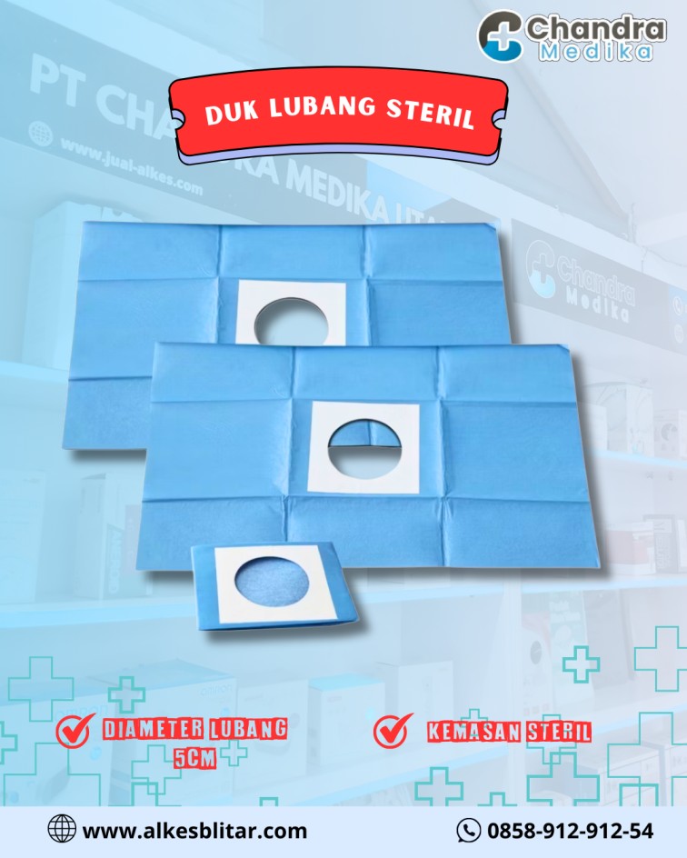 Duk lubang disposable adalah kain penutup medis yang memiliki lubang di bagian tengah atau sisi tertentu.