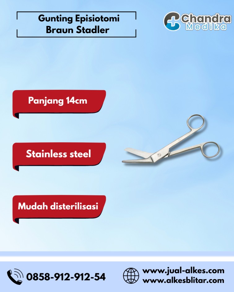 gunting episiotomi braun stadler