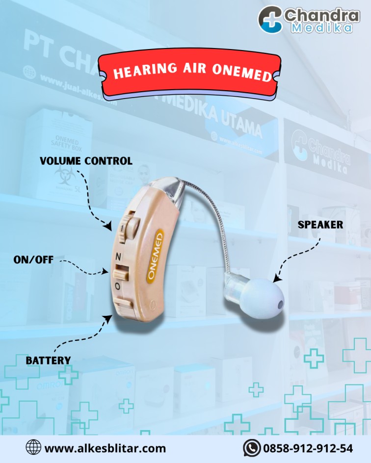 Hearing Aid Onemed hadir sebagai alat bantu dengar yang praktis, ringan, dan mudah digunakan oleh siapa pun.