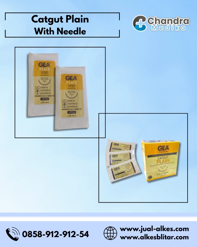 Catgut Plain with Needle.