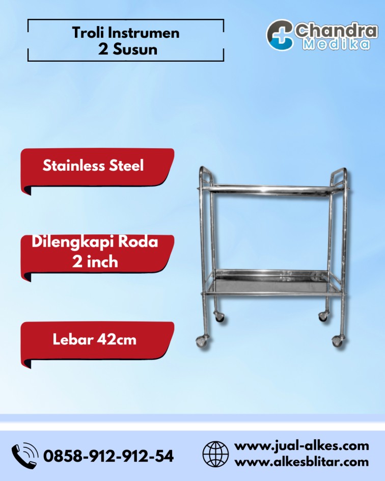 troli instrumen 2 susun