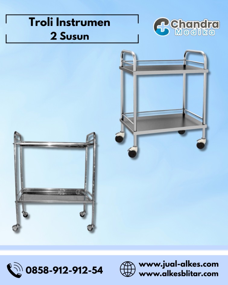 troli instrumen 2 susun