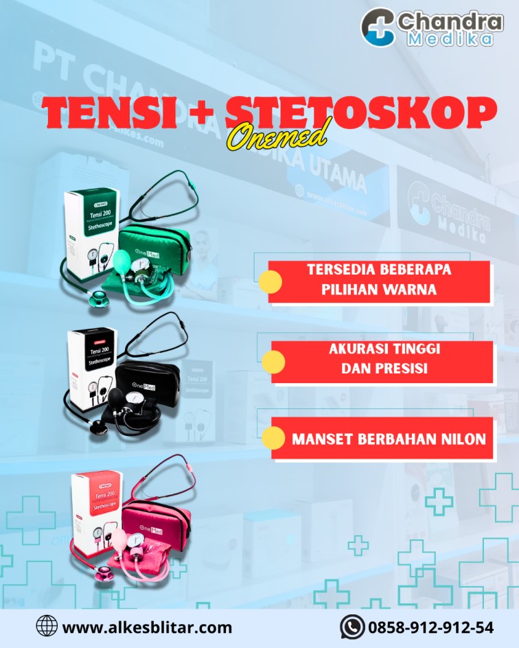 Paket Tensimeter dan Stetoskop Onemed