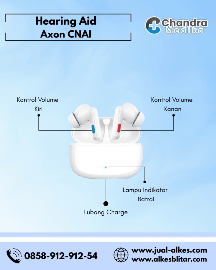 Hearing Aid Axon Cnai Rechargeable Bluetooth