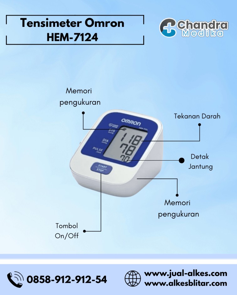 Tensimeter Omron HEM-7124