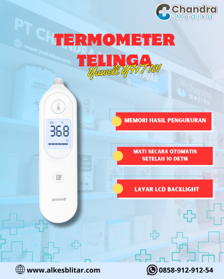 Termometer Telinga Infrared Yuwell YHT 101