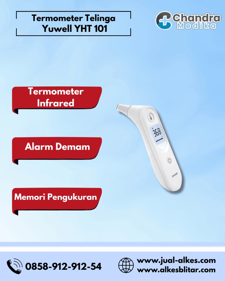 Termometer Telinga Infrared Yuwell YHT 101
