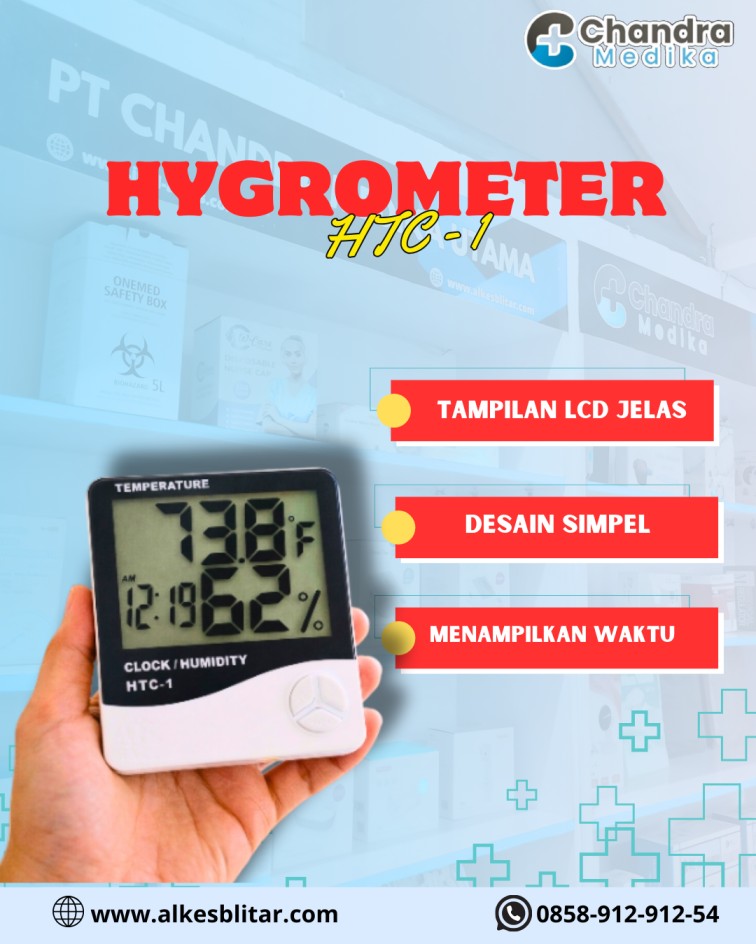 Hygrometer HTC-1 Termometer Suhu Ruangan