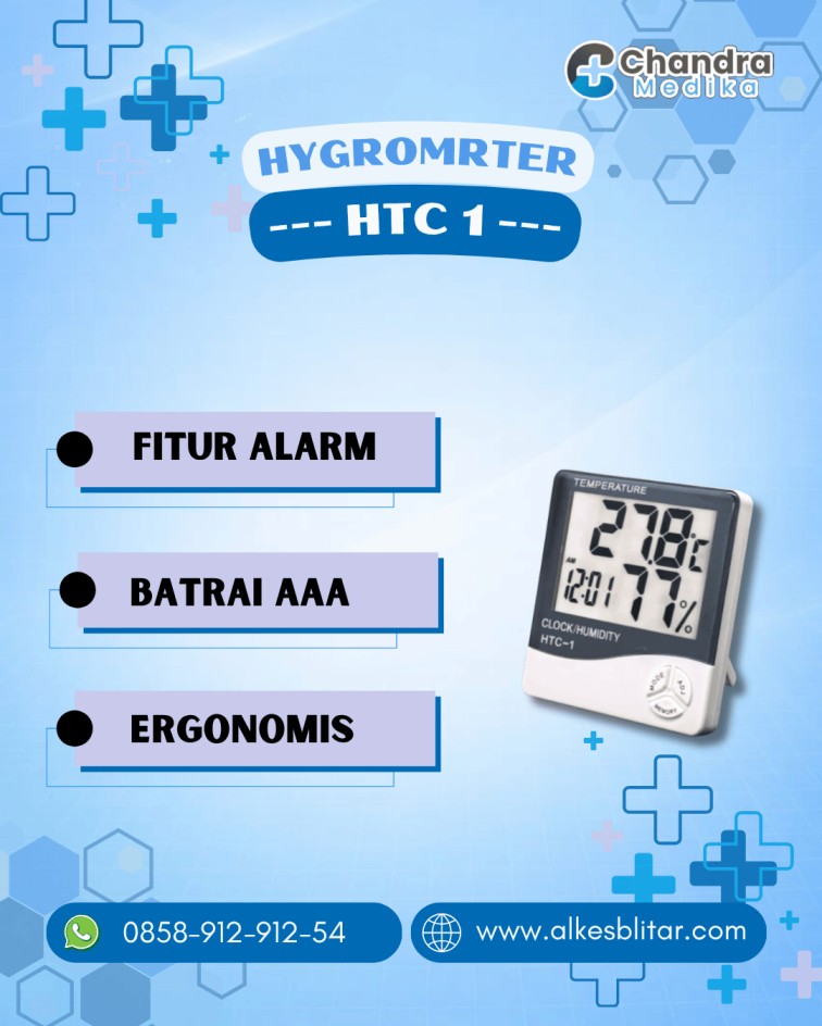 Hygrometer HTC 1 Termometer Suhu Ruangan