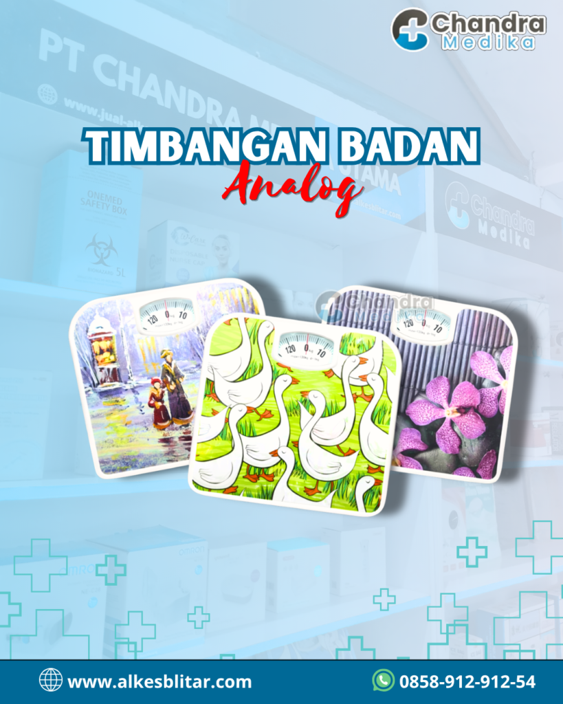  Timbangan badan analog