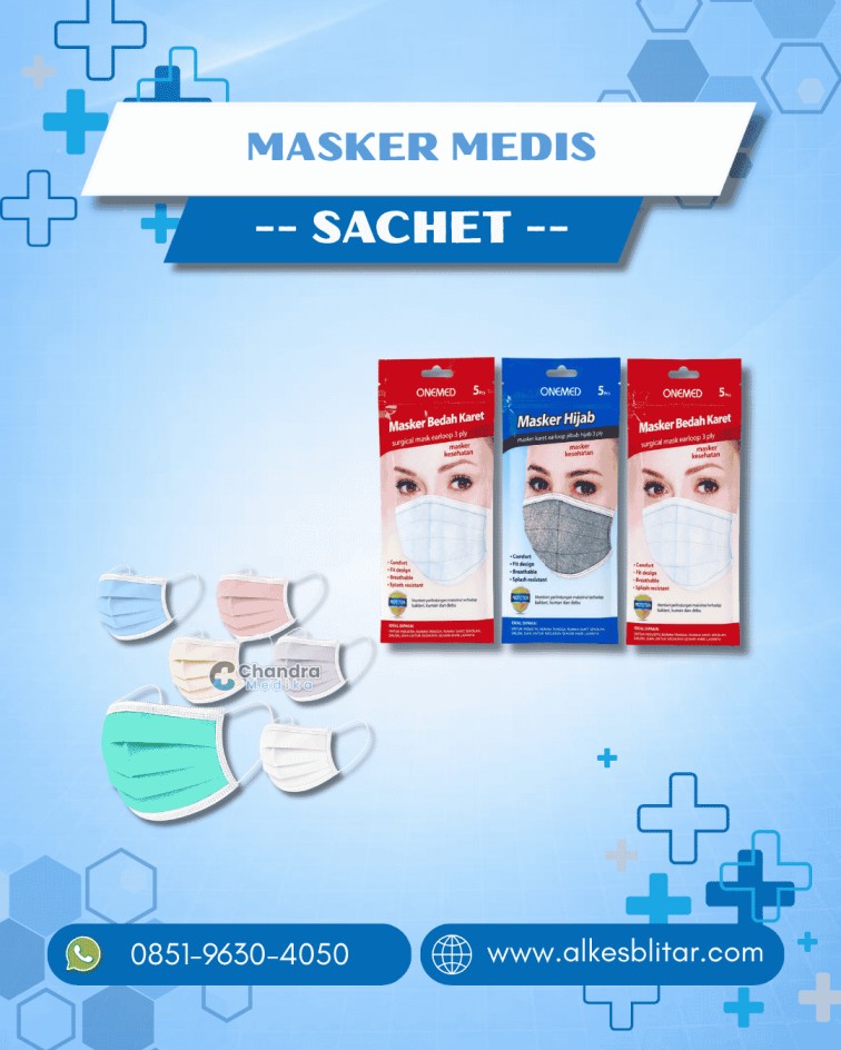 Masker medis sachet