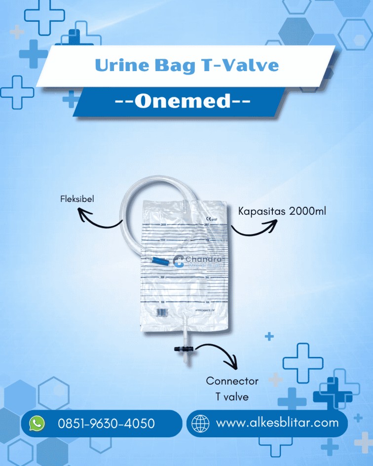 Urine Bag T-Valve 2L