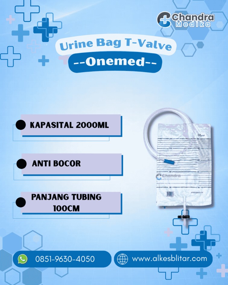 Urine Bag T-Valve 2L