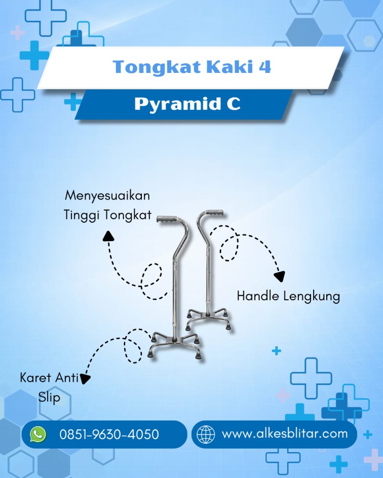 tongkat kaki 4 pyramid c