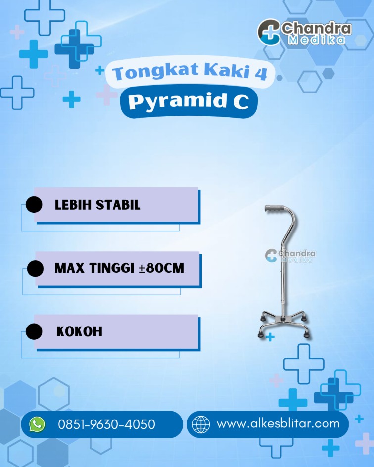 tongkat kaki 4 pyramid c