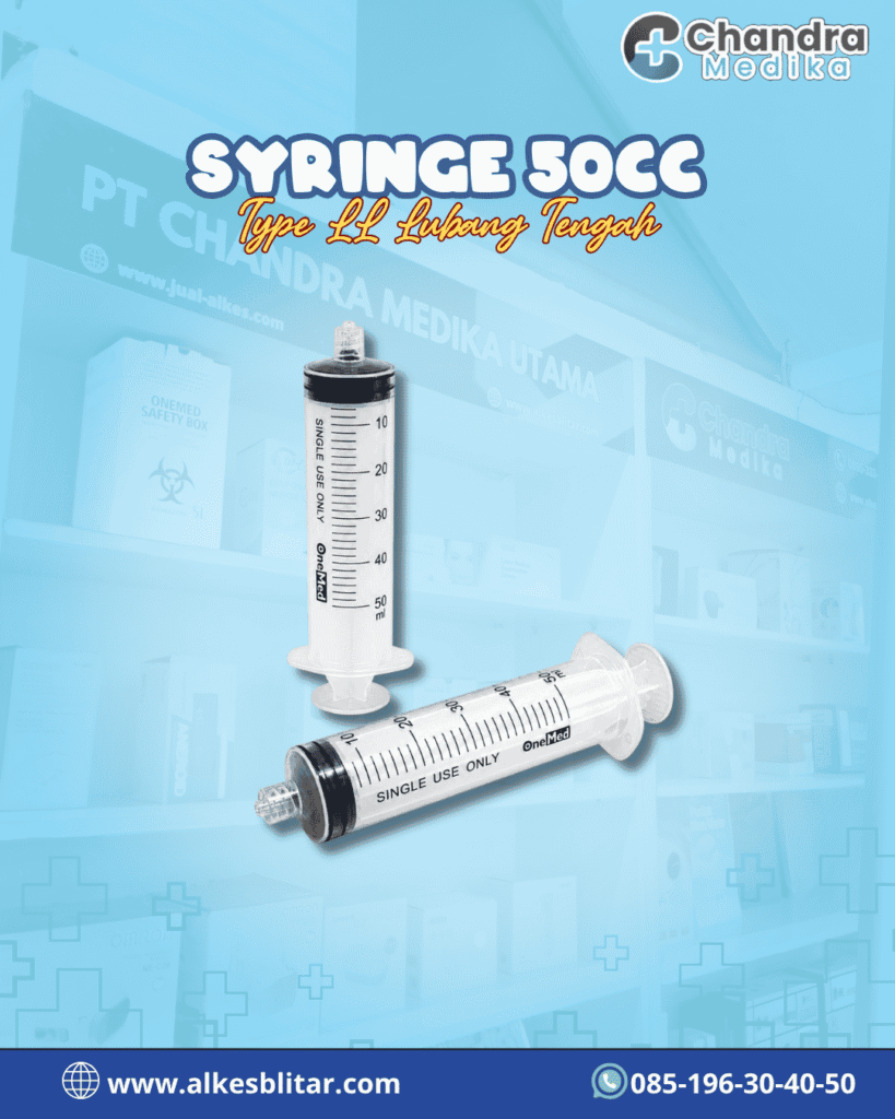 Syringe 50cc Disposable LL Without Needle