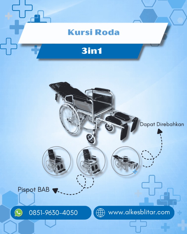 Kursi Roda 3in1