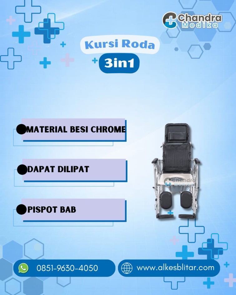 Kursi Roda 3in1