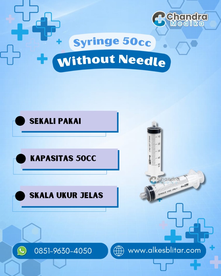 Syringe 50cc Without Needle