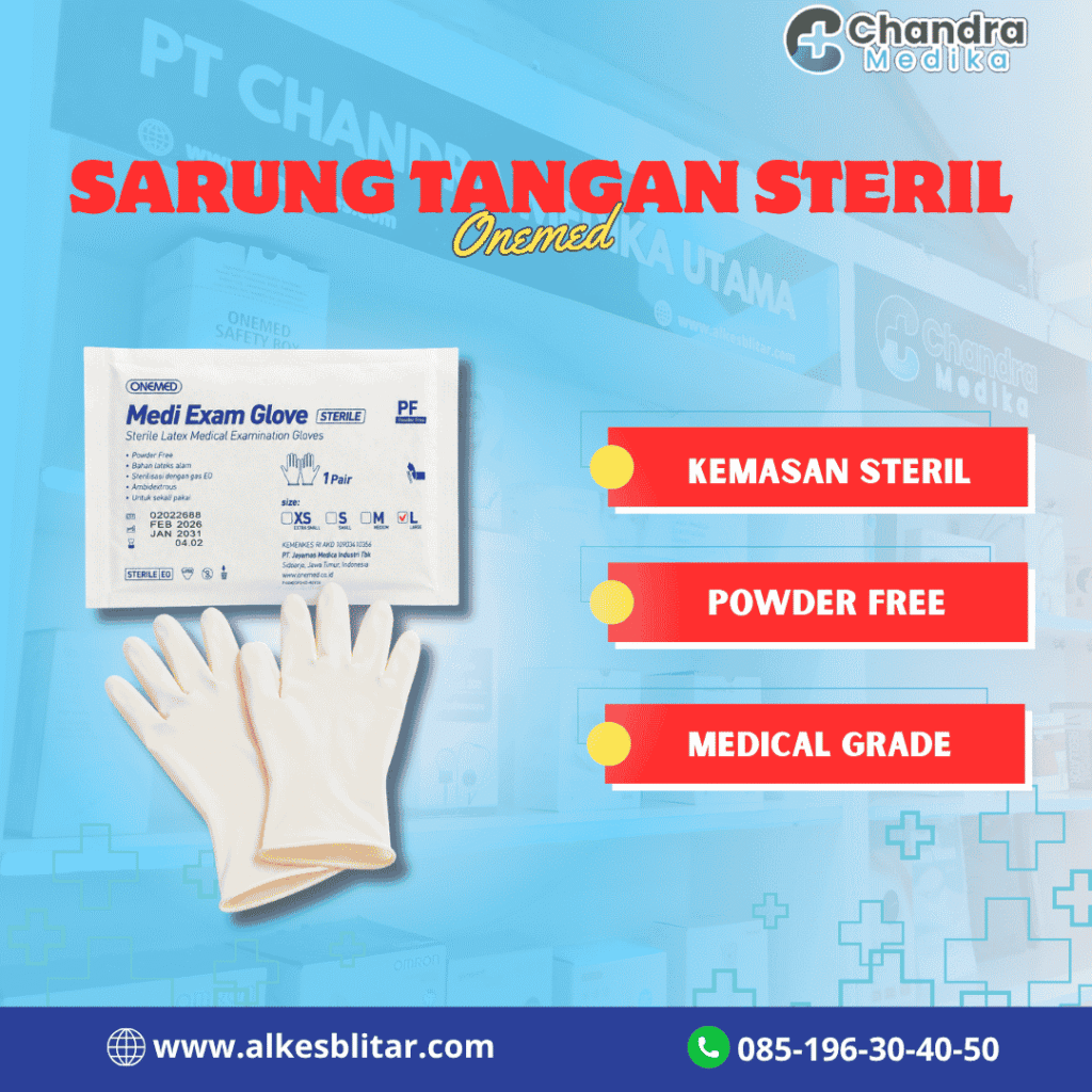 Sarung Tangan Steril Onemed 1 Pasang