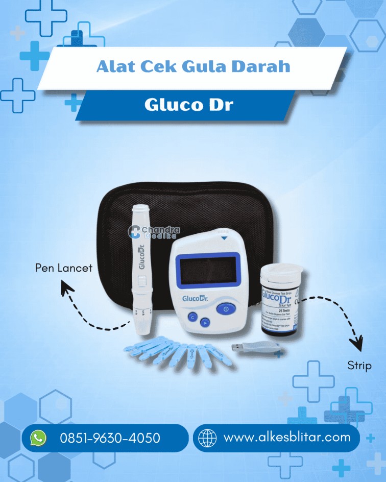 Alat Cek Gula Darah Gluco Dr AGM-2100 Set